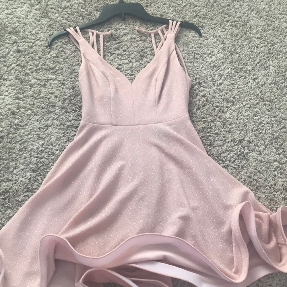 Pink, sparkly homecoming/dance dress
